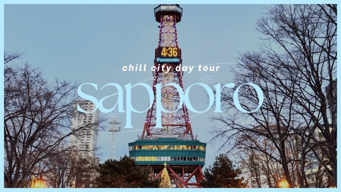 Chill Day at JR Sapporo Station 🚇 Sapporo TV Tower 🗼 Odori Park ❄️ Chill Day at JR Sapporo Station 🚇 Sapporo TV Tower 🗼 Odori Park ❄️