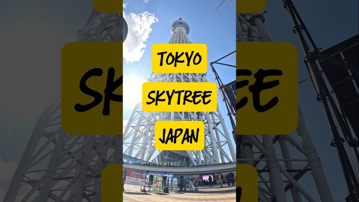 TALLEST TOWER IN THE WORLD, TOKYO SKYTREE 634M #travel #japan #tokyo #skytree