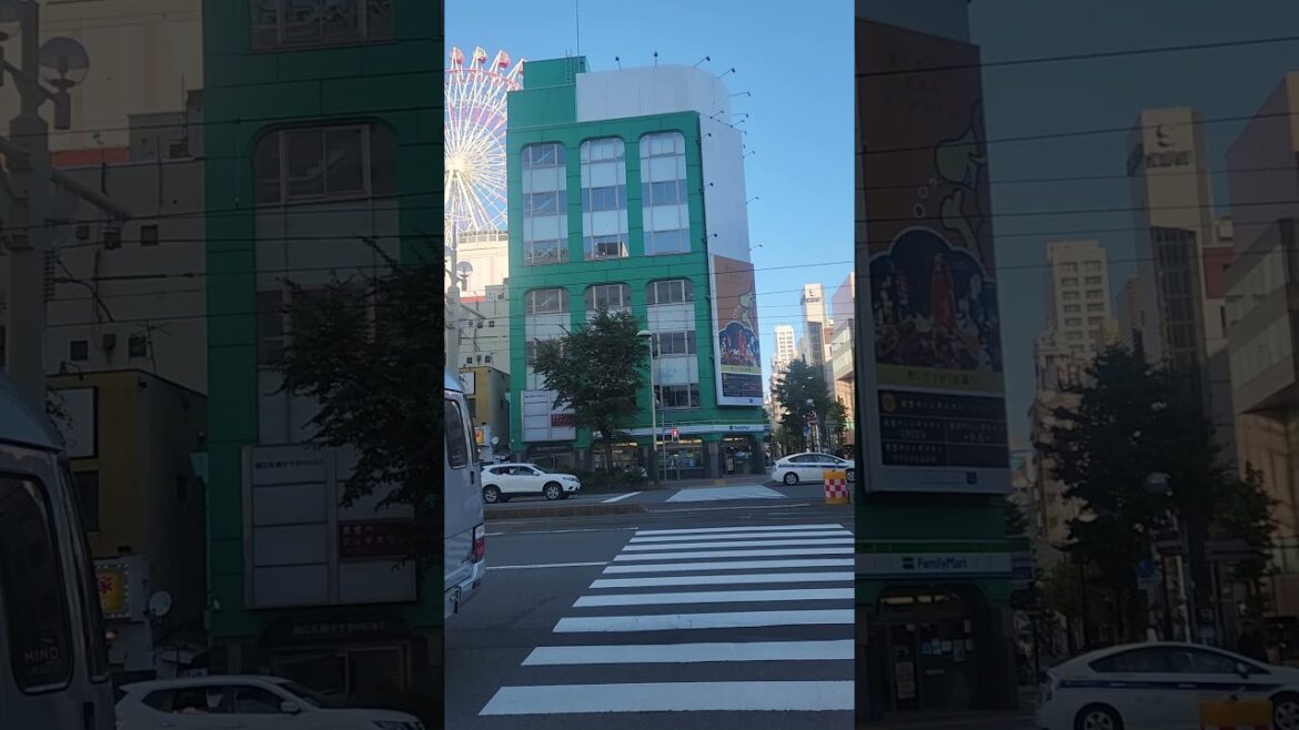 Early morning in Sapporo#travel #hokkaidojapan #japan #street #shorts #sapporo