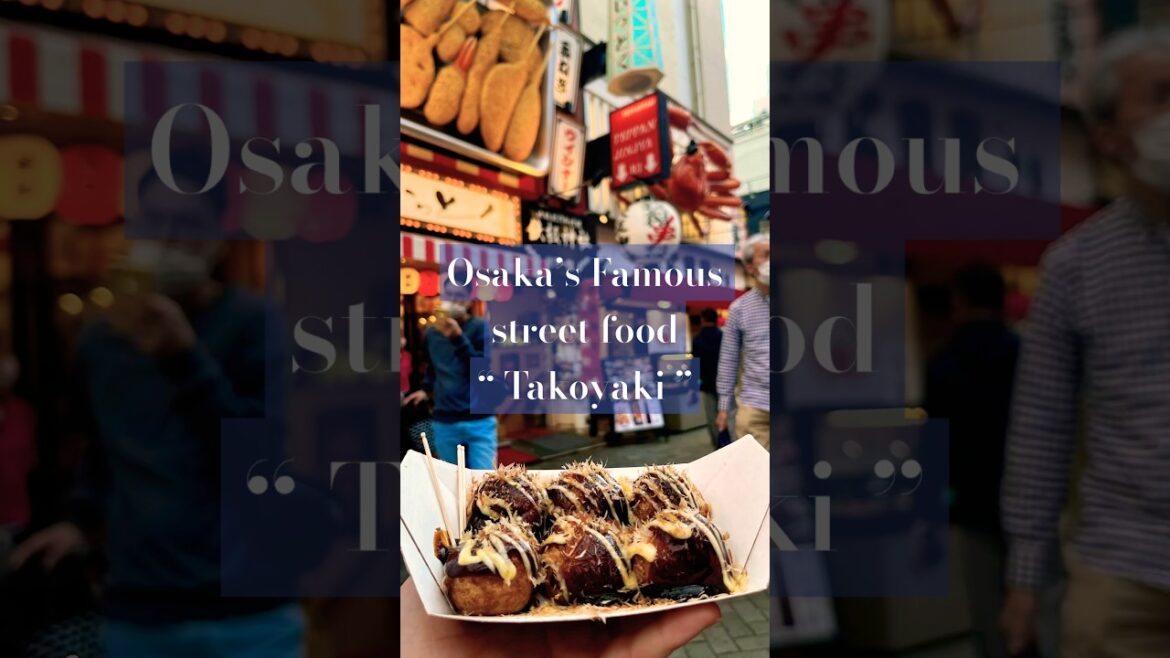 Takoyaki Adventure in Dotonbori – Japanese Street Food in Osaka!