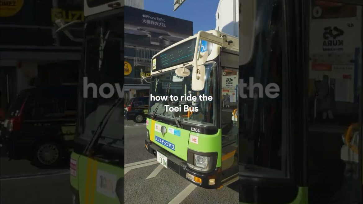 how to ride the Toei Bus (tokyo city bus)