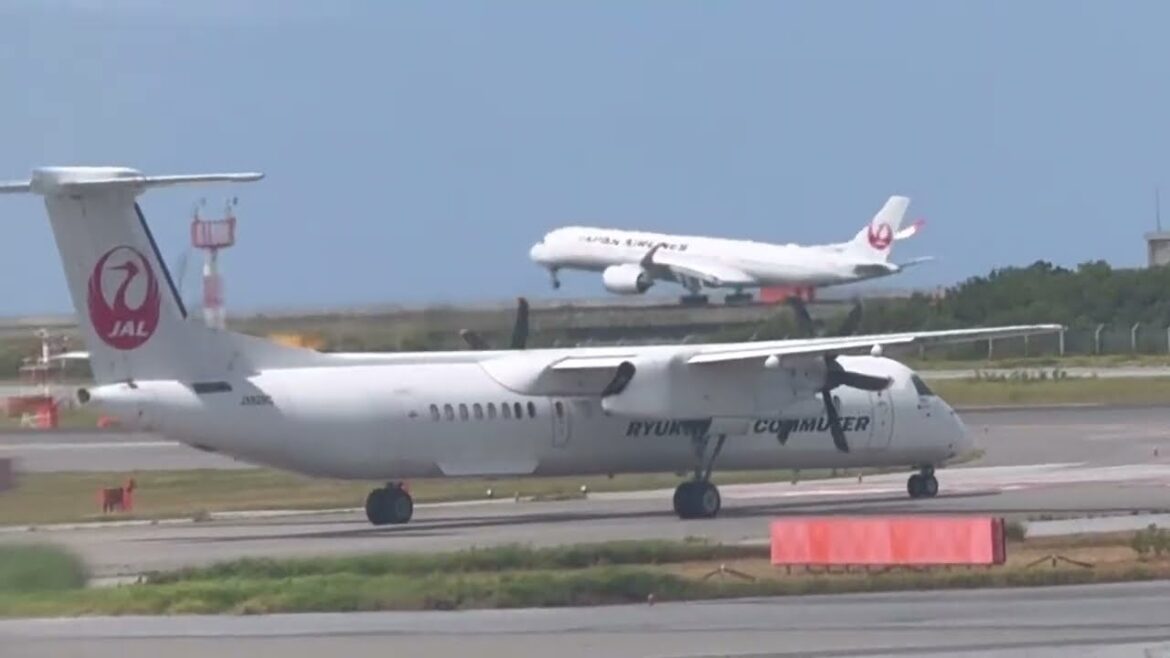 Plane spotting from Umikaji Terrace and Naha Airport