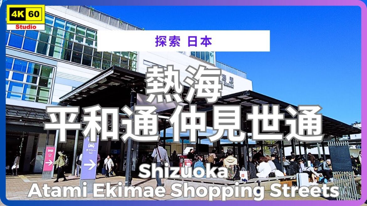 熱海 平和通 仲見世通 4K | Shizuoka - Atami Ekimae Shopping Streets | DJI Pocket 2 | 2024.11.24