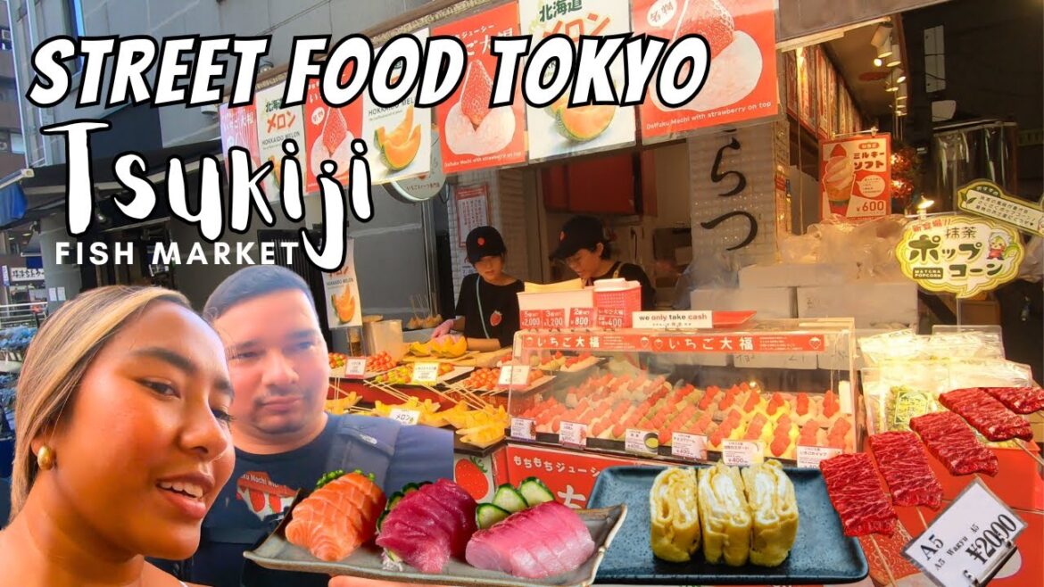 Exploring TOKYO Street Food Markets – Tsukiji Fish Market Exploring TOKYO Street Food Markets - Tsukiji Fish Market
