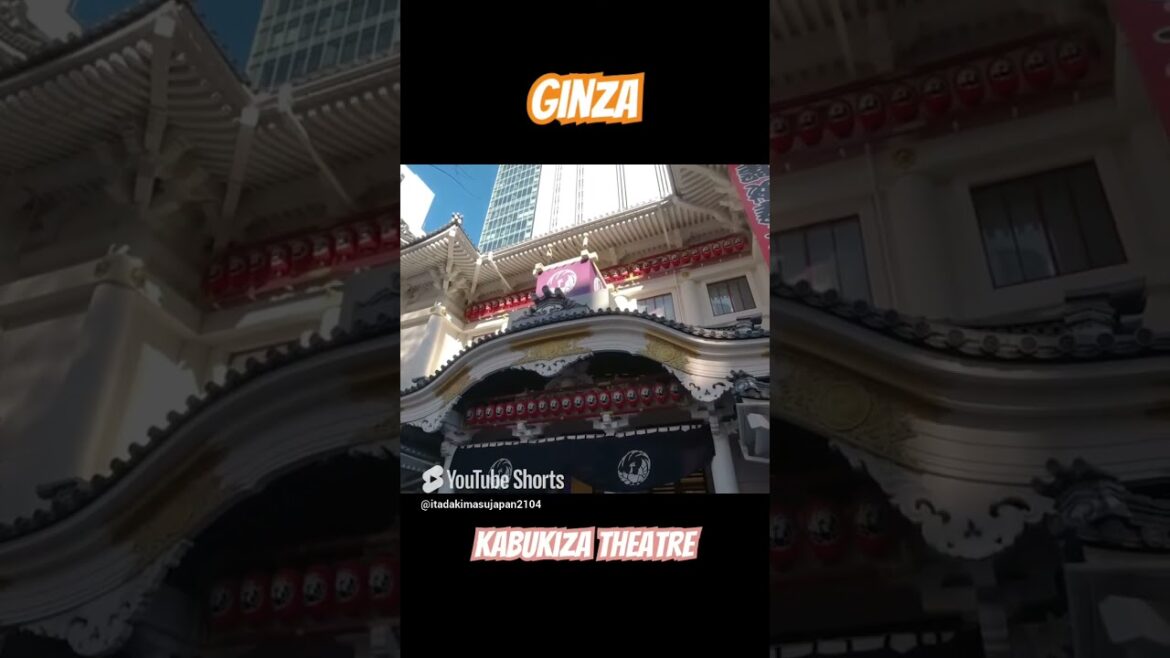 Where to go in Ginza Kabukiza Theatre #shorts #tokyo #ginza #japan #festival #kabuki #travel #tour