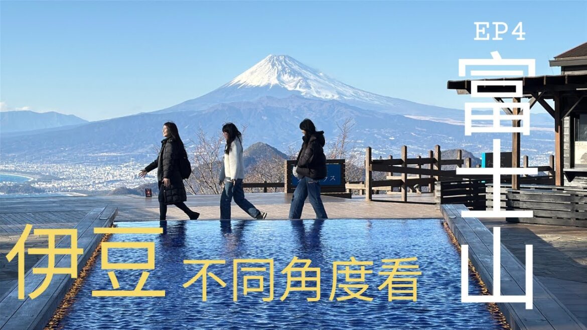 伊豆｜1月一家四口的旅遊，從不同角度看富士山＃三島＃御殿場outlet＃伊豆採草莓#伊豆全景公園 #家庭旅行 ep.4