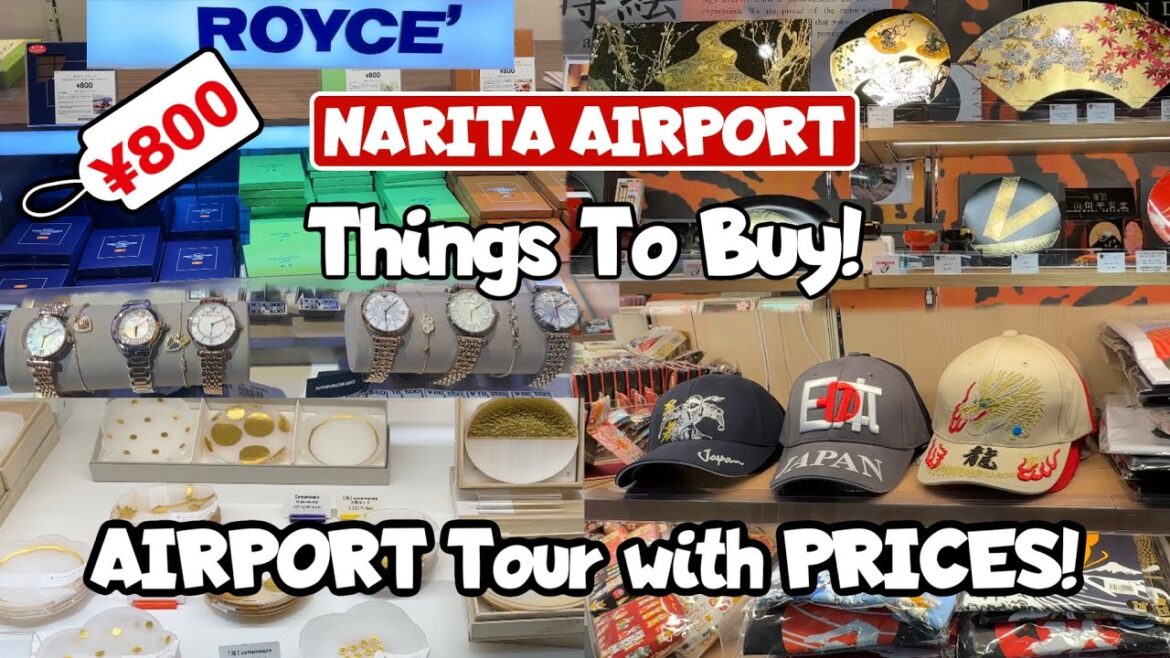 Narita Airport Shopping (Shops, Souvenirs and Restaurants)