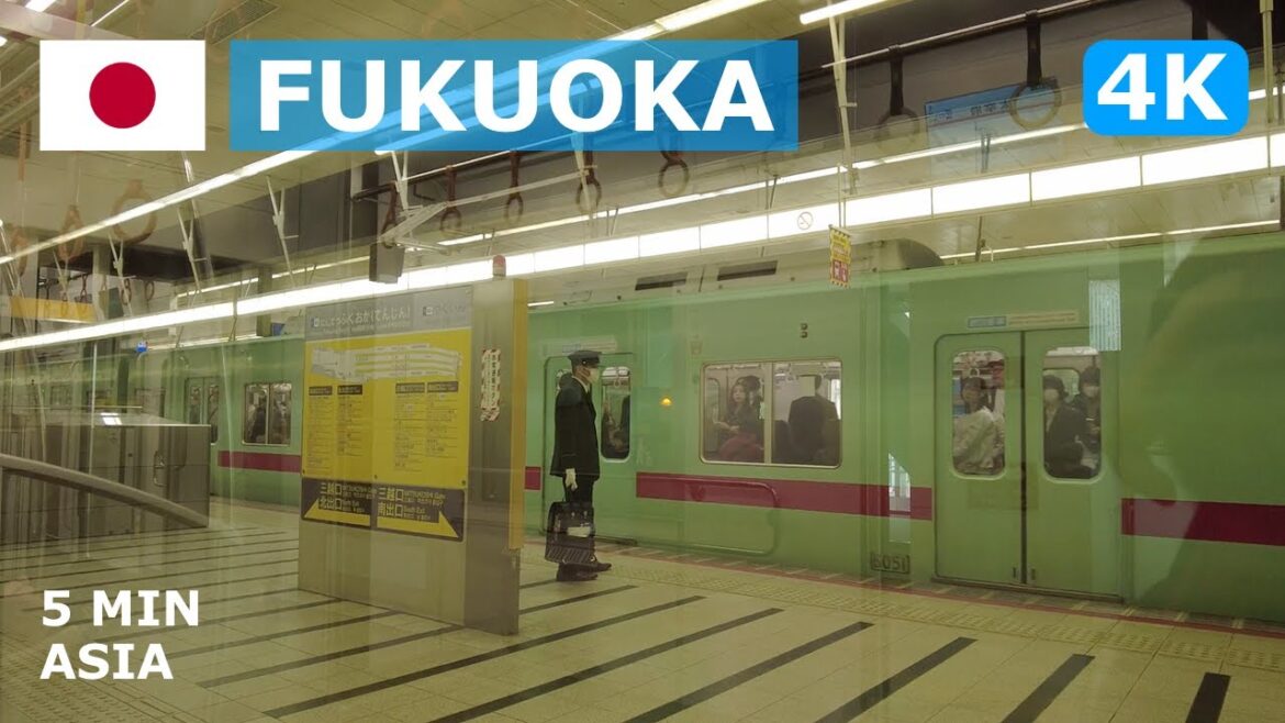 π―π΅ Japan – Fukuoka: 5 Minutes Walking Tour – 4K π―π΅ Japan - Fukuoka: 5 Minutes Walking Tour - 4K