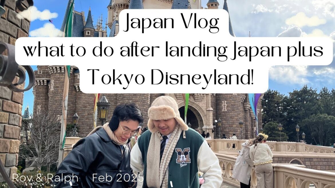 **"Tokyo Adventure 🇯🇵: Narita Airport Arrival, Cozy Room Tour & A Magical Day at Disneyland! 🎢✨"**