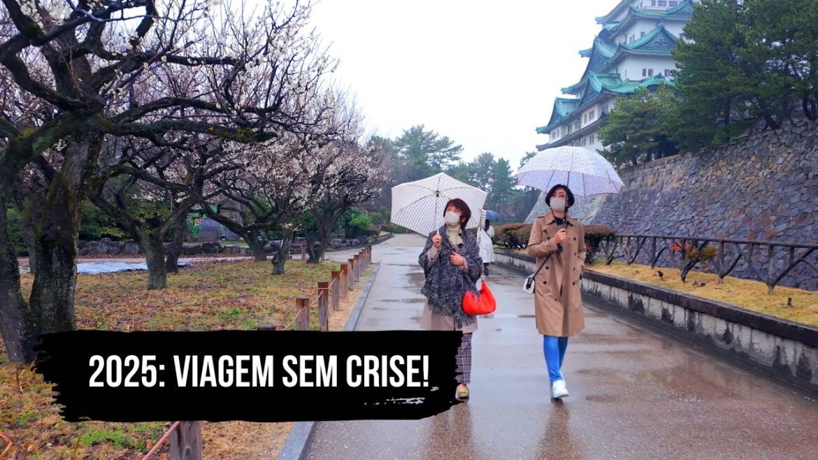Futuro Incerto: Destinos de 2025 para Viajar Sem Cair em Ciladas - Caminhando pelo Castelo de Nagoya