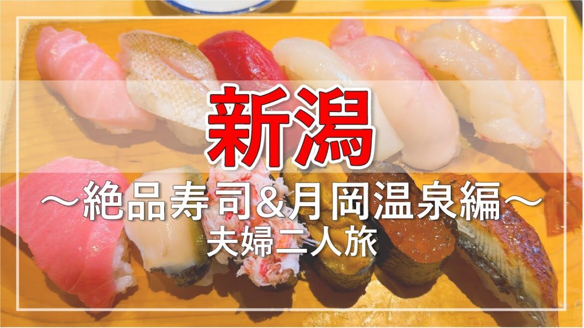 【新潟/니가타niigata】2泊3日夫婦二人旅～オススメ絶品寿司&月岡温泉編～廻転寿司弁慶/白玉温泉泉慶/日本酒飲み比べ/クラフトビール/どこかにビューーン！！/