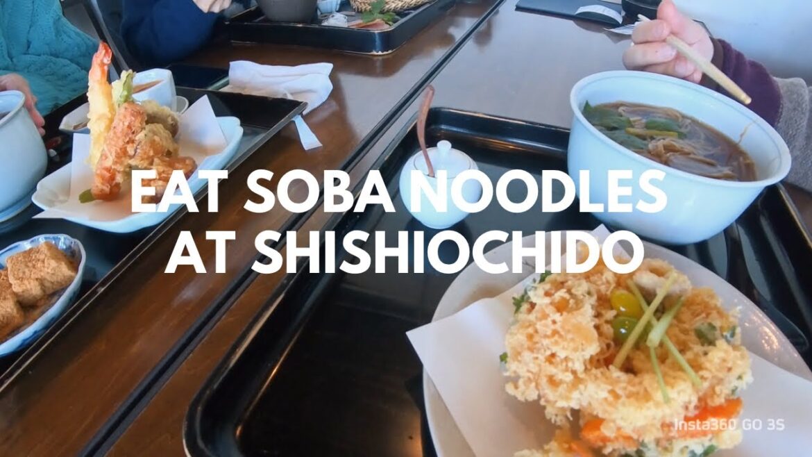 After sightseeing at Zuihoden, eat 100% buckwheat noodles at Shishiochido,Japan