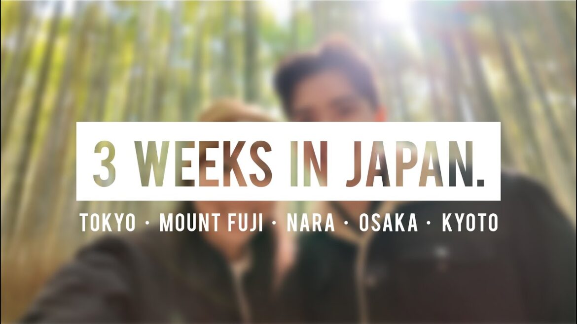 3 Weeks in Japan 2025: Tokyo, Osaka, Kyoto, Mount Fuji, Nara (4K)