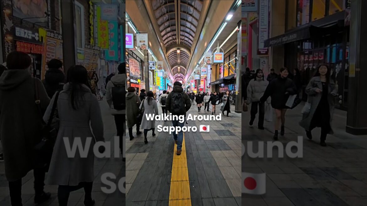 Walking Around in Sapporo 🇯🇵 #hokkaido