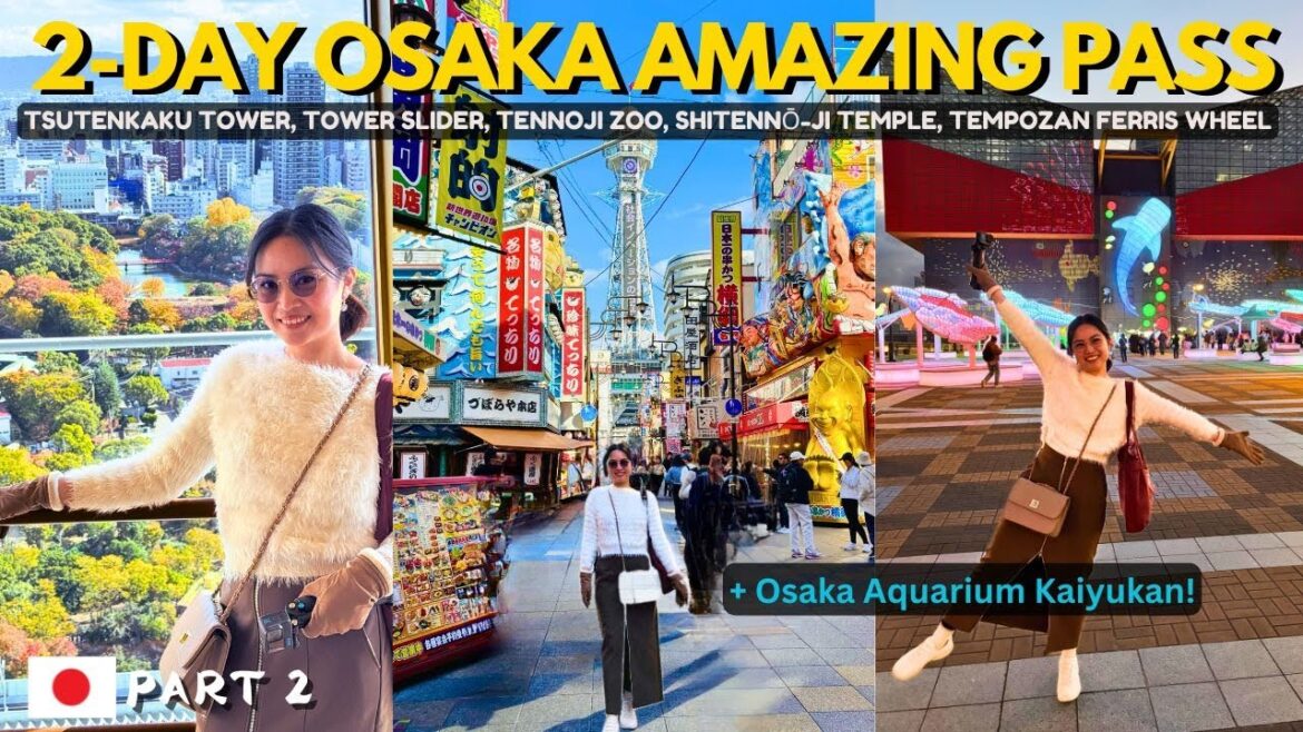 π―π΅ Osaka Amazing Pass DAY 2: Tsutenkaku Tower, Tennoji Zoo, Shitennoji Temple, Tempozan Ferris Wheel π―π΅ Osaka Amazing Pass DAY 2: Tsutenkaku Tower, Tennoji Zoo, Shitennoji Temple, Tempozan Ferris Wheel