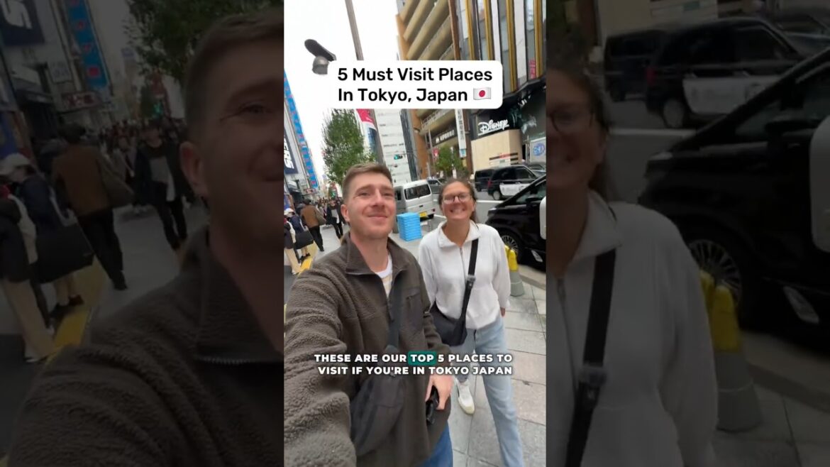 Top 5 places to visit in TOKYO 🤩 Japan Travel Tips #japan #japantravel #traveltips #japanholiday