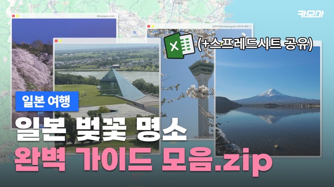 지금 안가면 1년 기다려야 합니다!🌸 일본 벚꽃 명소 추천 | 후쿠오카, 오사카, 도쿄, 삿포로까지 (+총정리 스프레드 시트 공유) | 일본 렌트카
