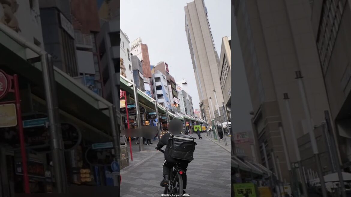 雪の神戸三宮 #shorts #サンキタ通り #阪急電車