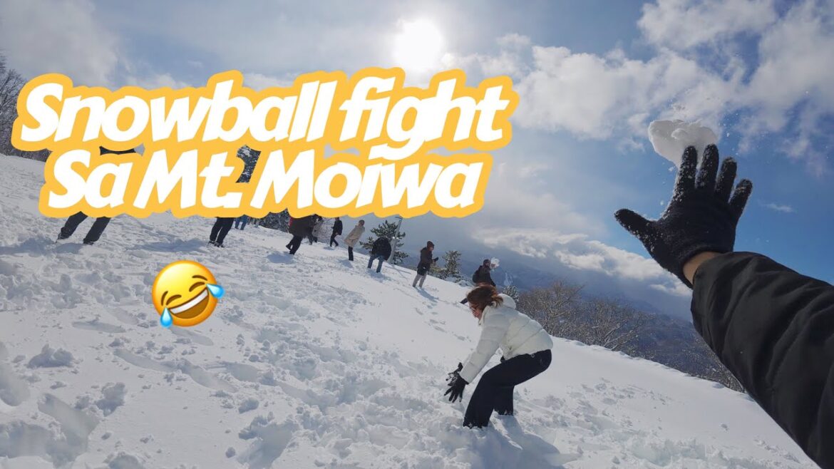 POV Sapporo: Snowball fight & Snowangel on Mt. Moiwa π| Walking Tour POV Sapporo: Snowball fight & Snowangel on Mt. Moiwa π| Walking Tour