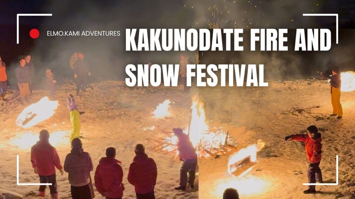 Going to Omagari & Watching the Kakunodate Fire and Snow Festival in Akita Prefecture