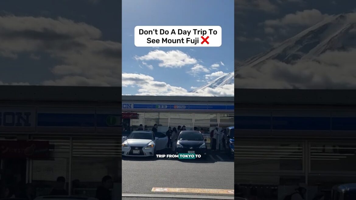 DON'T GO to Mount Fuji as a day trip 🏔️❌ Japan Travel Tips #mtfuji #japan #japantravel #traveltips