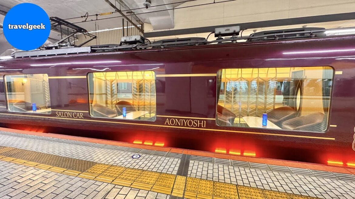 Riding Japan's Capsule Private Express Train from Osaka to Kyoto | AONIYOSHI