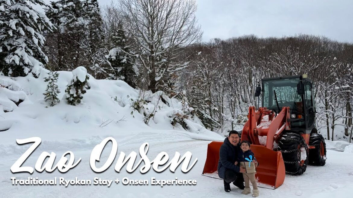 Traditional Japanese Ryokan Stay & Onsen Bath Experience at Zao Onsen | Winter in Yamagata Japan