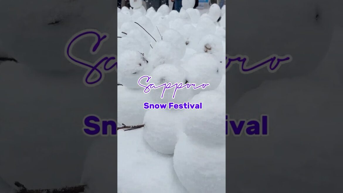 Sapporo Snow Festival ❄️🎌 The ultimate winter wonderland. #snow #winter #travel #japan