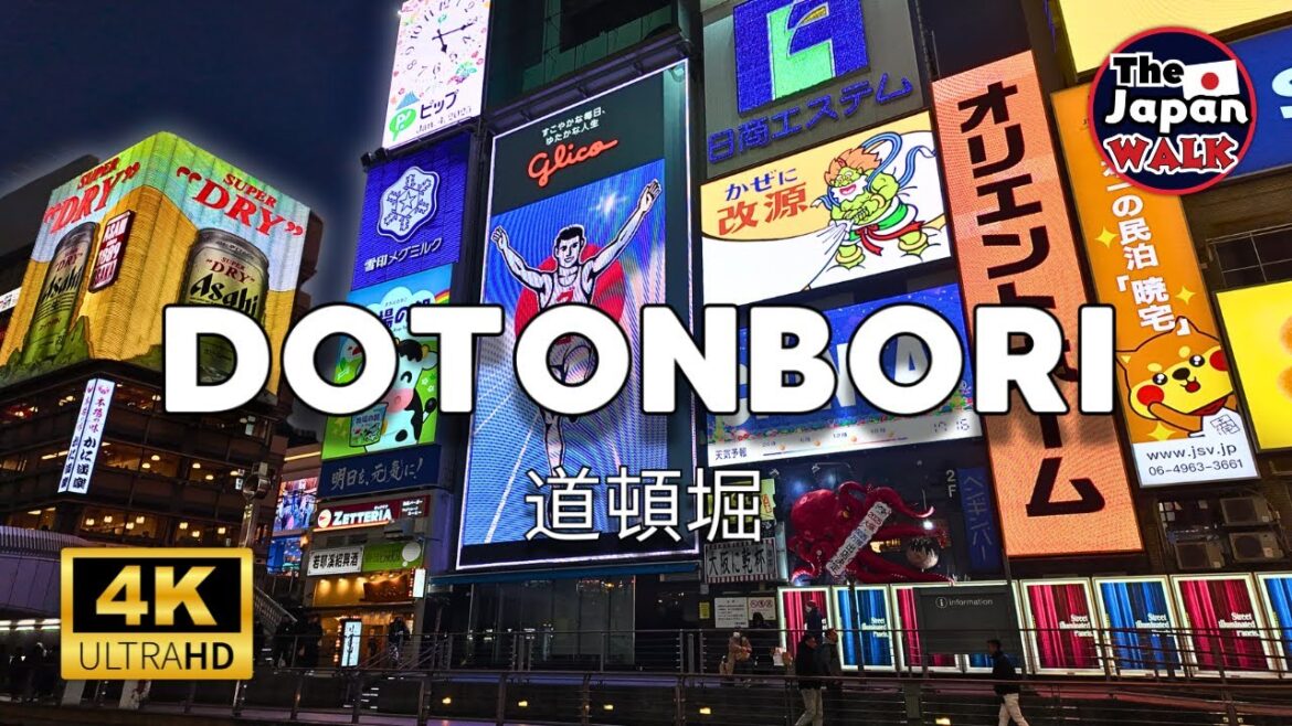 Dotonbori: The Place To Be In Osaka | Walking Tour | 4K Dotonbori: The Place To Be In Osaka | Walking Tour | 4K