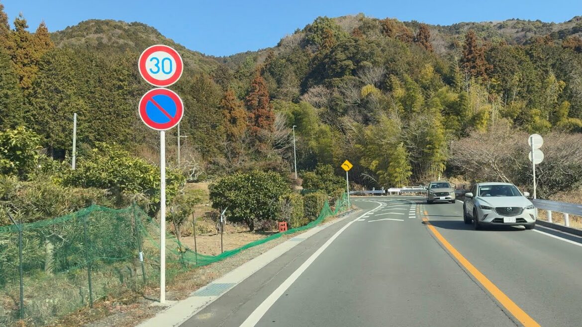 Thursday, February 27, 2025 | Toyokawa Gamagori Mountain Route | Japan Countryside Road
