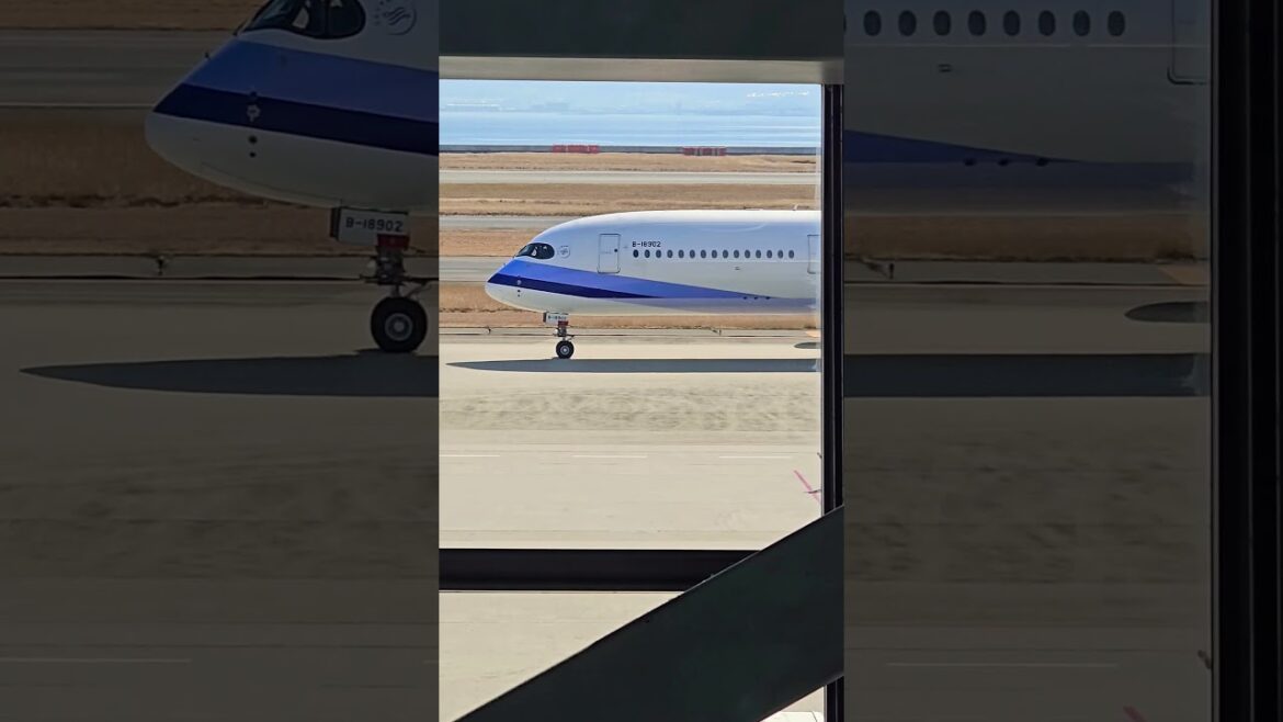 China Air at Kansai airport #shorts  #travel #chinaairlines