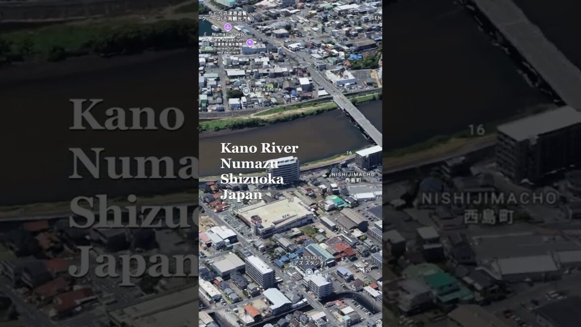 Kano River Numazu Shizuoka Japan 3D Google Earth