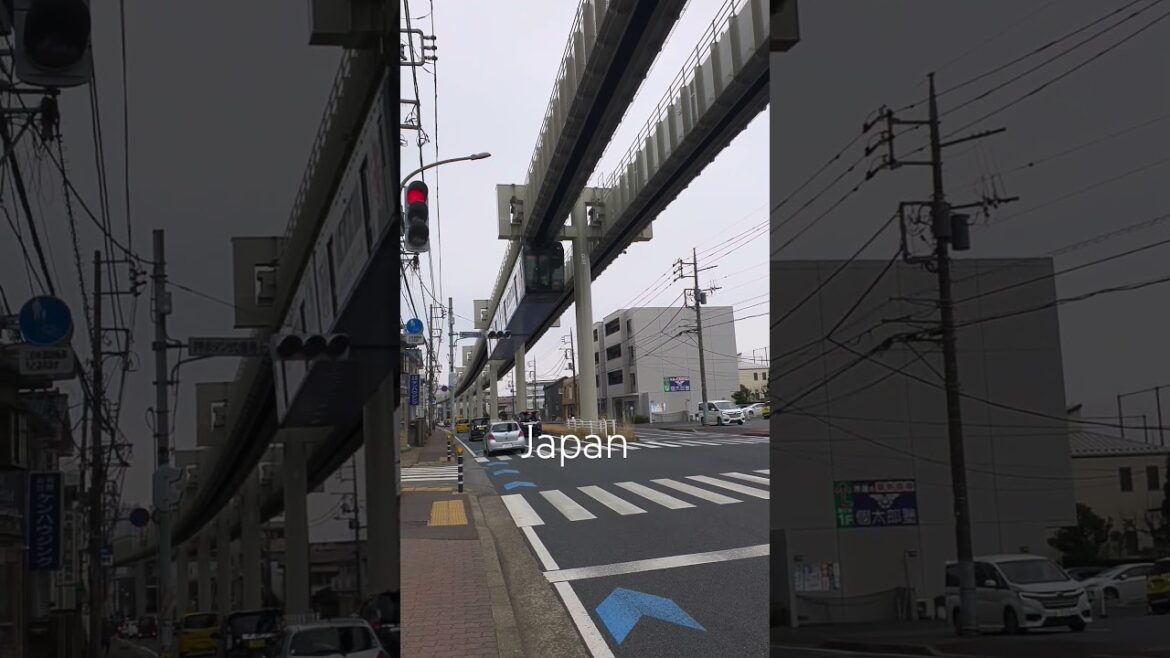 Просто Япония..)#япония #Japan #жд #монорельс #Чиба #chiba #chibaurbanmonorel