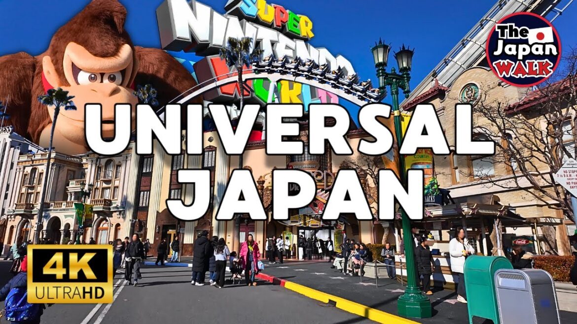 Universal Studios Japan: Complete Tour 2025 | Donkey Kong Country | Walking Tour | 4K