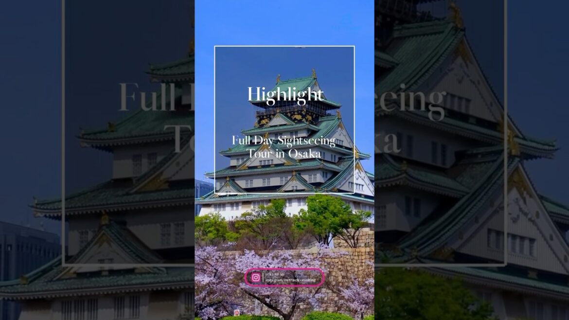 【Osaka】☆Highlight☆Full Day Sightseeing Tour in Osaka 【Osaka】☆Highlight☆Full Day Sightseeing Tour in Osaka