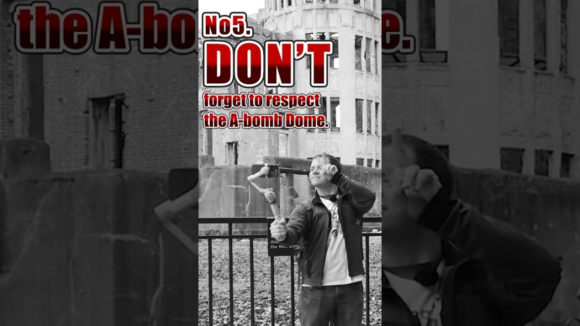 【#shorts 】DON'T do these 5 things in Hiroshima, Japan! Part3