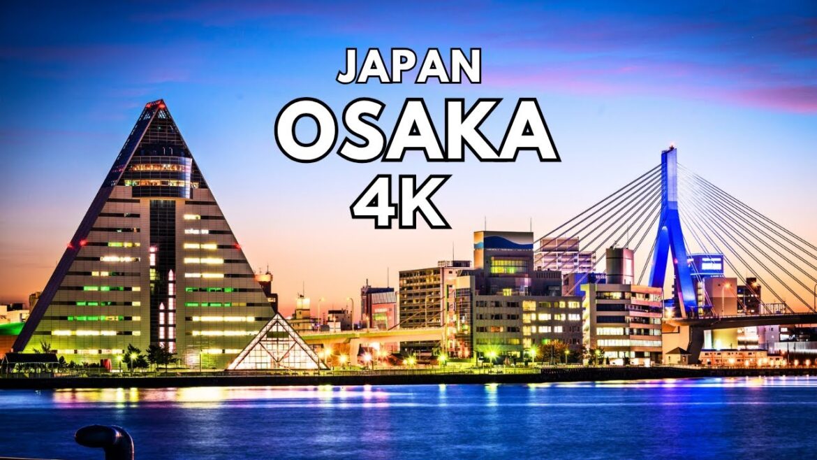Osaka, Japan 4K Cinematic Travel | A City of Lights, Culture & Adventure