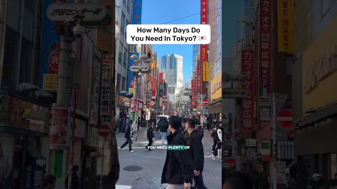 How long should you spend in TOKYO? 🇯🇵 Japan Travel Tips #japan #japantravel #traveltips