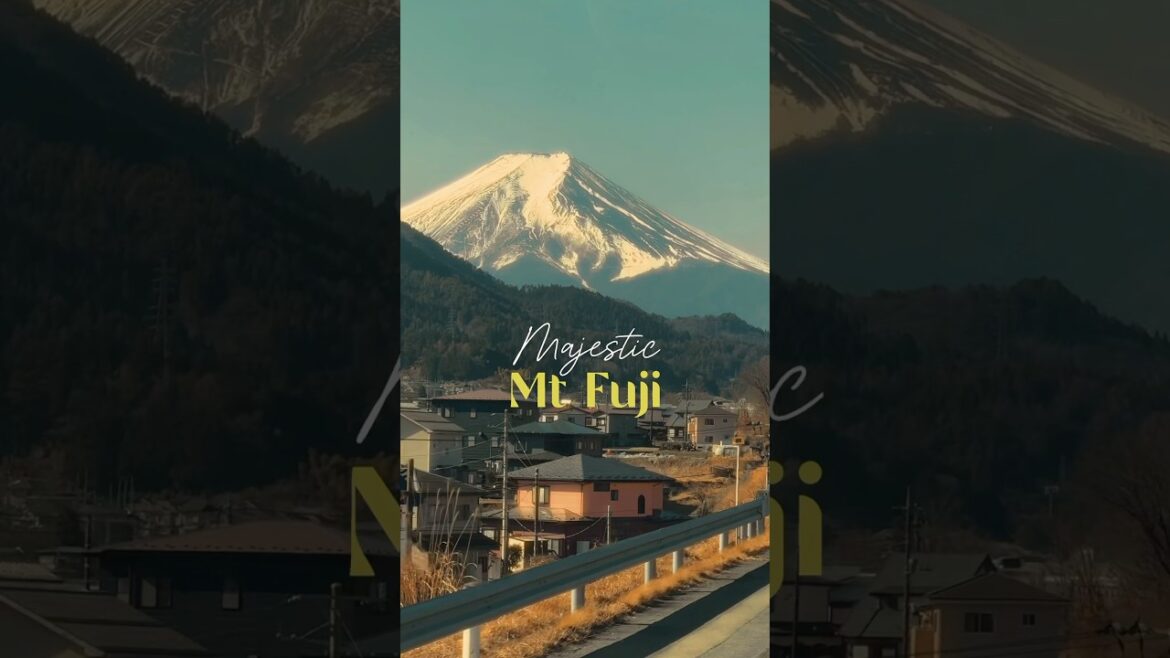 Our first time seeing Mount Fuji—an unforgettable moment! #MtFuji #Japan #japantravel