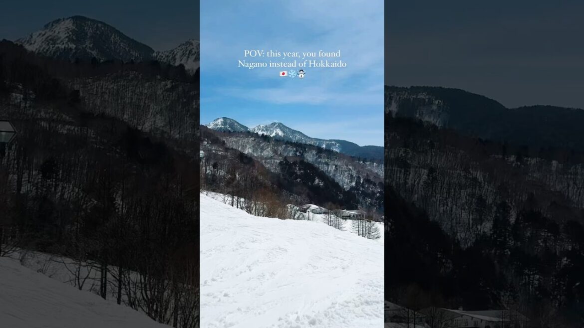 This year, skip Hokkaido—Nagano is the winter wonderland you didn’t know you needed. ❄️⛷️