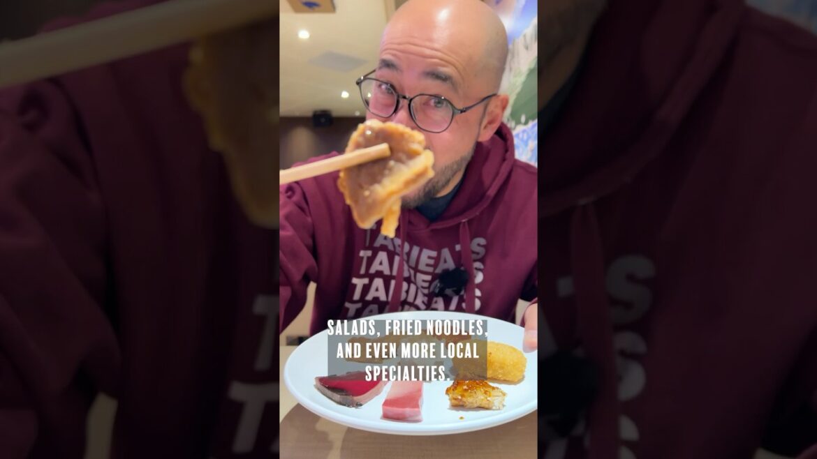 Dinner on a Japan Ferry