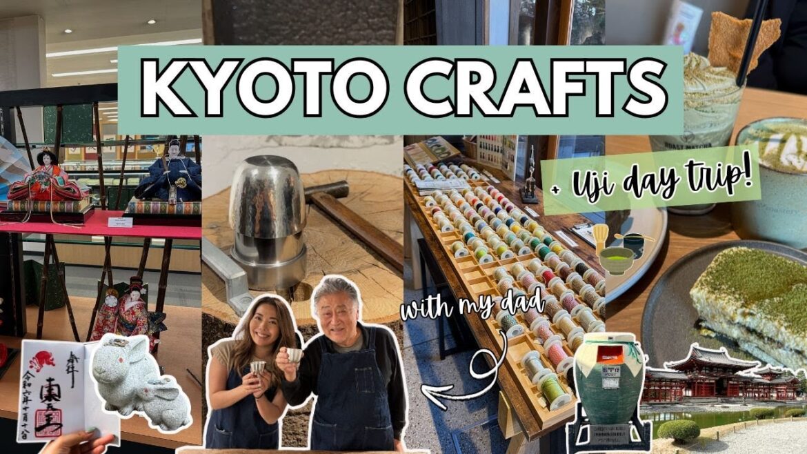 Kyoto Crafts & Uji Day Trip Itinerary | Japan Travel Vlog 🇯🇵 🍵