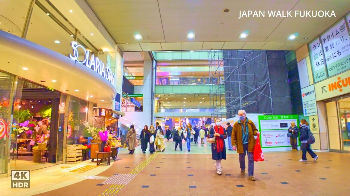 福岡市天神を歩く4k60p Japan walking tour around Tenjin area in Fukuoka City,Japan 福岡市天神を歩く4k60p Japan walking tour around Tenjin area in Fukuoka City,Japan