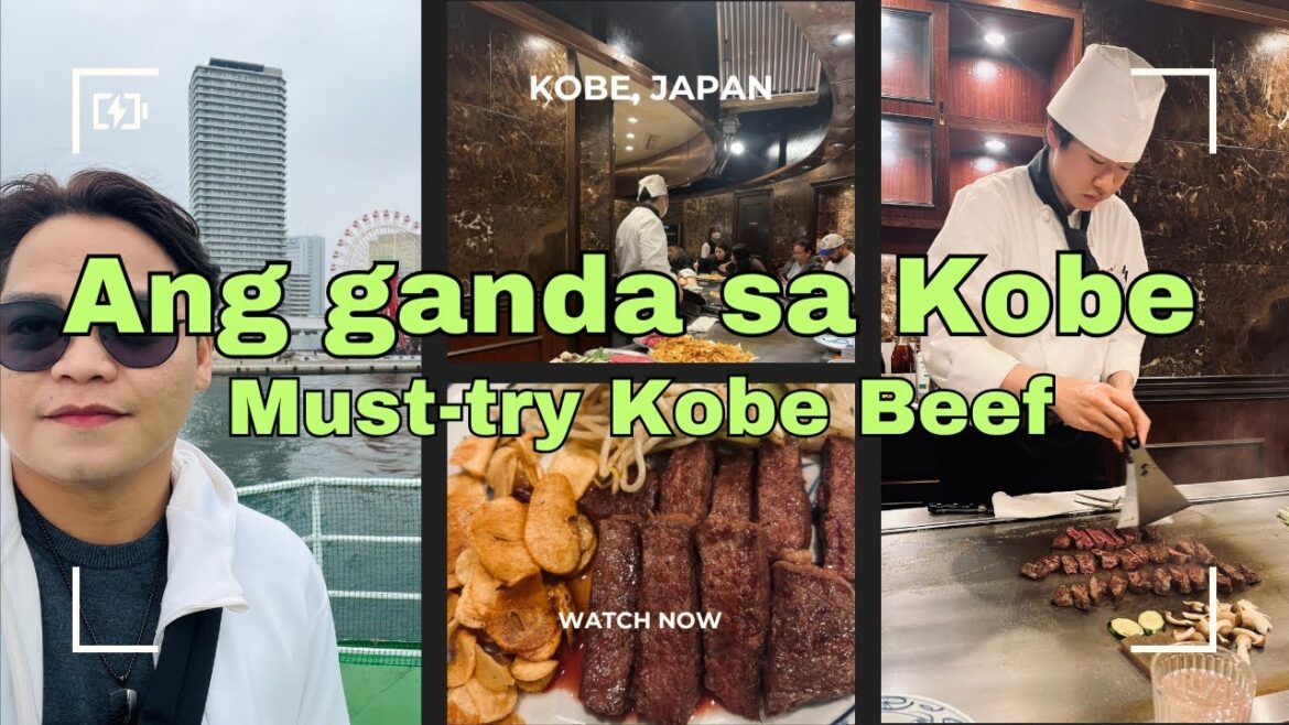 First Timer in Kobe Japan (Part 1): Must-Try Kobe Beef Steak Experience at Steakland | Ganda sa Kobe