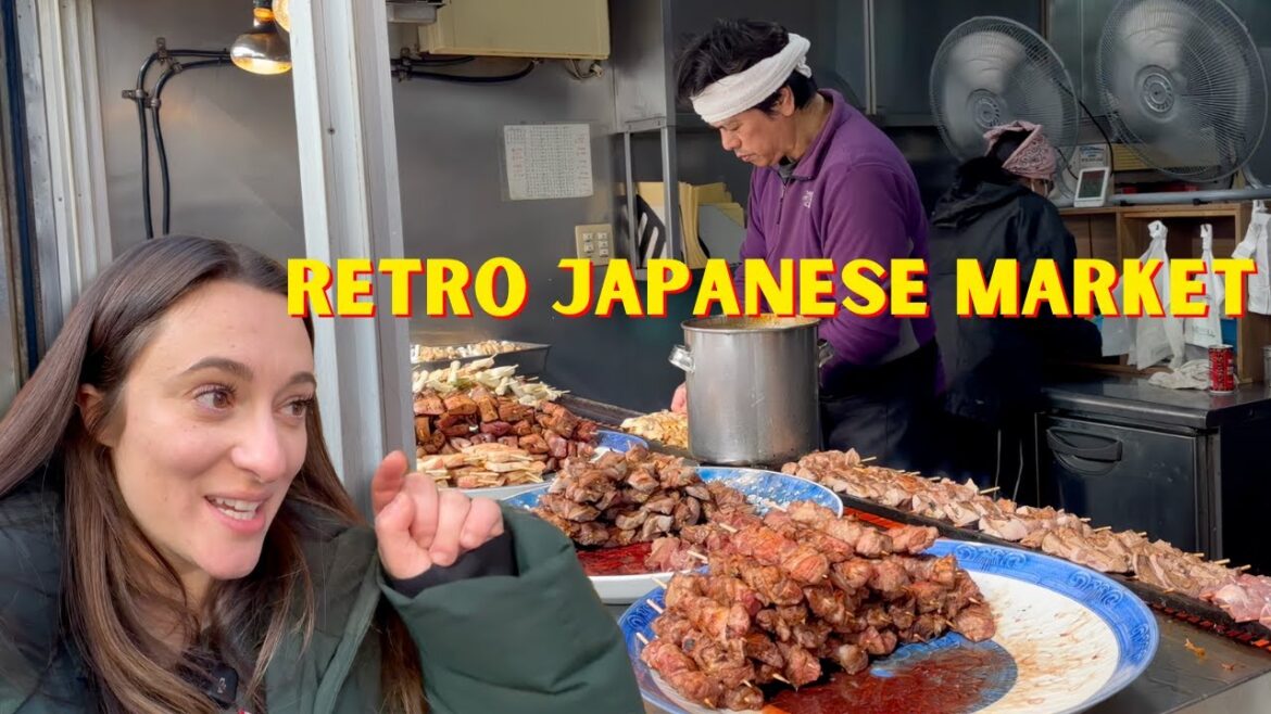 RETRO TOKYO MARKET: Most Traditional Japanese Street Food in Sunamachi Ginza Dori 🇯🇵