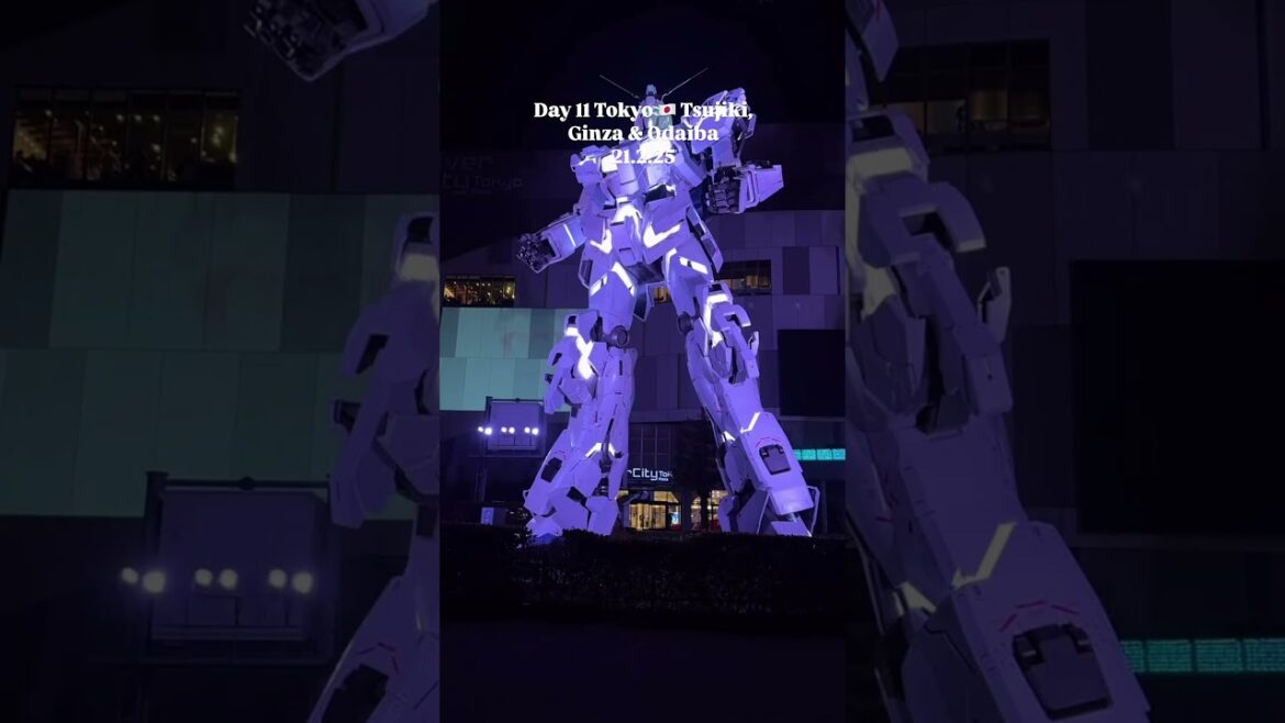 #Japan 🇯🇵 trip 2025 Day11 #Tokyo  #mujihotel #ginza #tsujiki #sakura  #gundam #odaiba #japanshorts