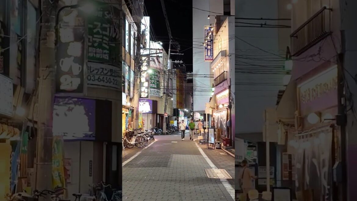 Kamata alleys in Tokyo