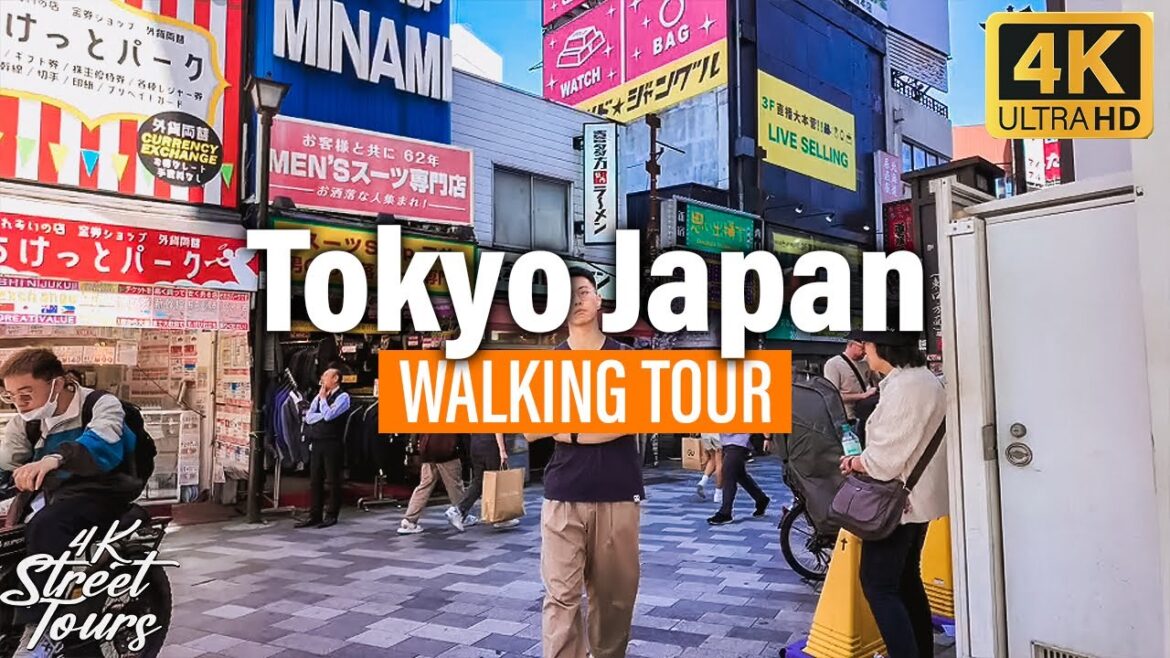 Tokyo, Japan Walking Tour | With Immersive Sounds In 4K