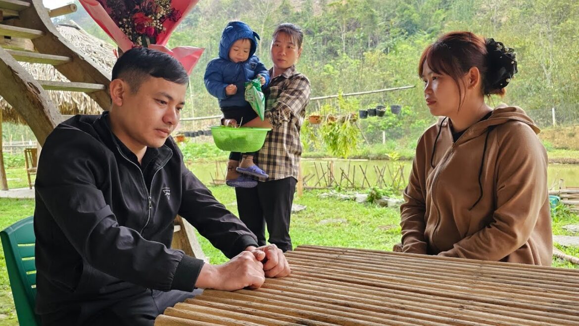 Xabi and the single mother are confused with the woman's behavior. ly tu tay