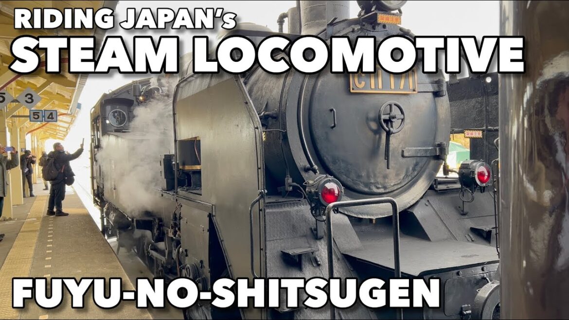 Riding Japan’s Winter Steam Locomotive Train: Fuyu-no-Shitsugen SL冬の湿原号